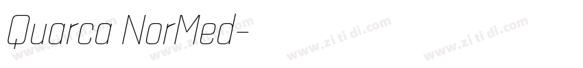 Quarca NorMed字体转换